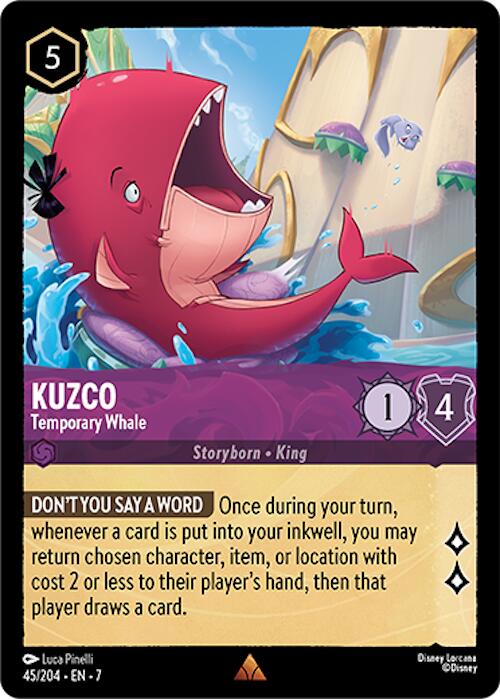 Image of Kuzco - Temporary Whale (45/204) [Archazia's Island]