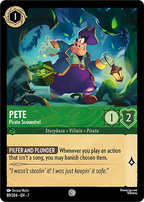 Image of Pete - Pirate Scoundrel (89/204) [Archazia's Island]