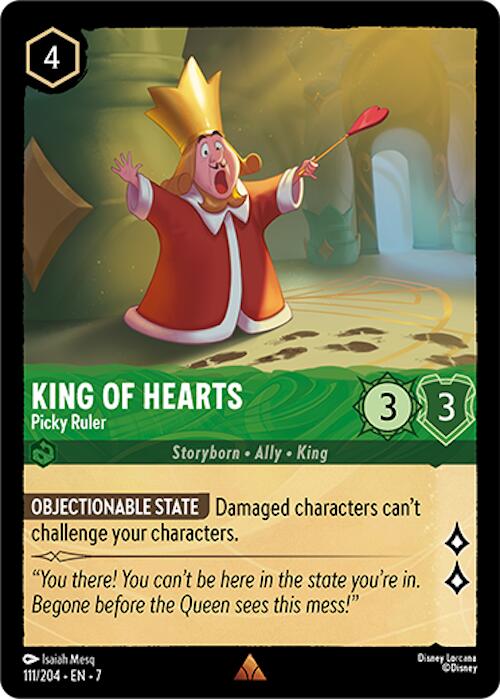 Image of King of Hearts - Picky Ruler (111/204) [Archazia's Island]