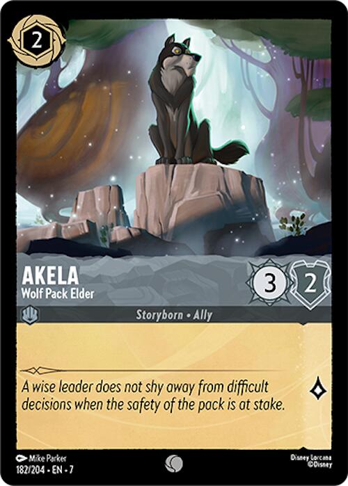 Image of Akela - Wolf Pack Elder (182/204) [Archazia's Island]