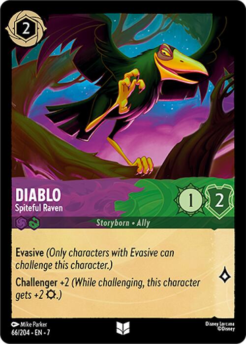 Image of Diablo - Spiteful Raven (66/204) [Archazia's Island]