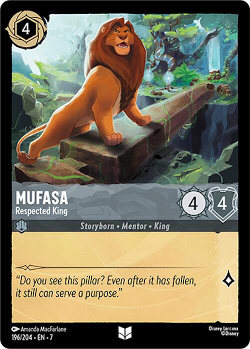 Image of Mufasa - Respected King (196/204) [Archazia's Island]