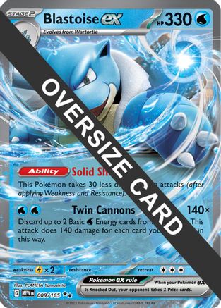 Image of Blastoise ex (009/165) (Jumbo Card) [Scarlet & Violet: Obsidian Flames]