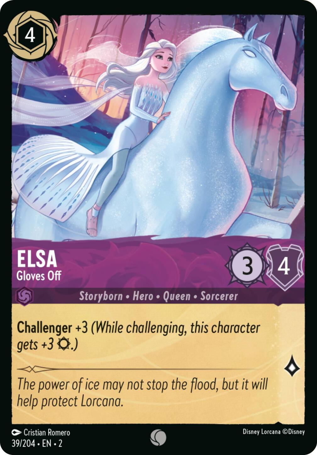 Image of Elsa - Gloves Off (Errata Version) (39/204) [Rise of the Floodborn]