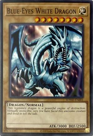 Image of Blue-Eyes White Dragon (Unlimited Misprint) [SDWD-EN001] Common