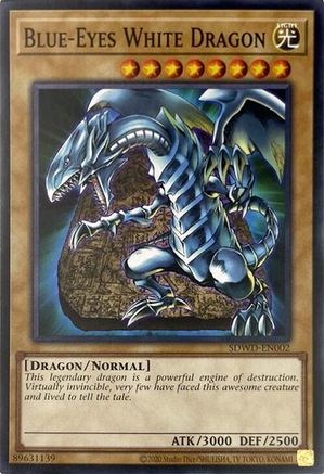 Image of Blue-Eyes White Dragon (Unlimited Misprint) [SDWD-EN002] Common