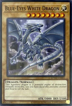 Image of Blue-Eyes White Dragon (Unlimited Misprint) [SDWD-EN003] Common