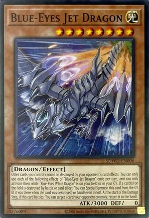 Image of Blue-Eyes Jet Dragon (Unlimited Misprint) [SDWD-EN006] Common