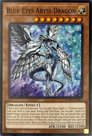 Image of Blue-Eyes Abyss Dragon (Unlimited Misprint) [SDWD-EN007] Common