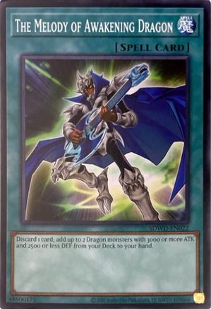 Image of The Melody of Awakening Dragon (Unlimited Misprint) [SDWD-EN022] Common