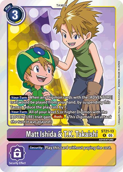 Image of Matt Ishida & T.K. Takaishi [ST21-13] [Starter Deck: Hero of Hope]