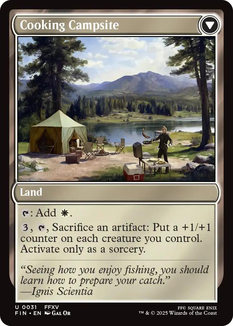 Image of Sidequest: Catch a Fish // Cooking Campsite [FINAL FANTASY]