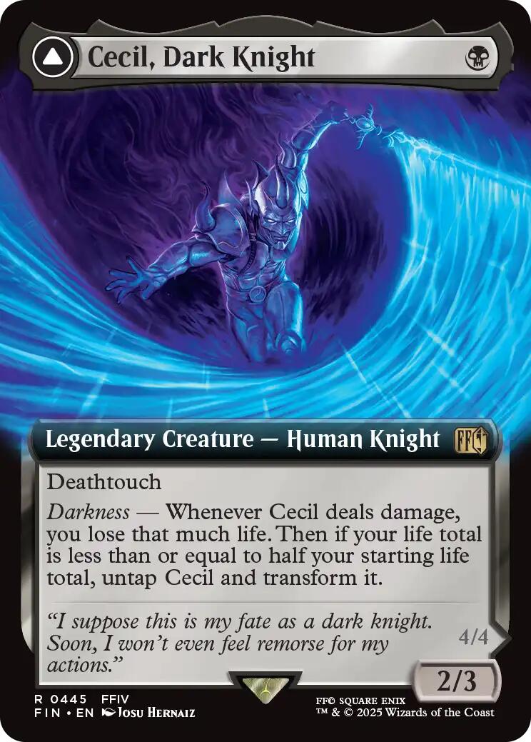 Image of Cecil, Dark Knight // Cecil, Redeemed Paladin (Extended Art) [FINAL FANTASY]