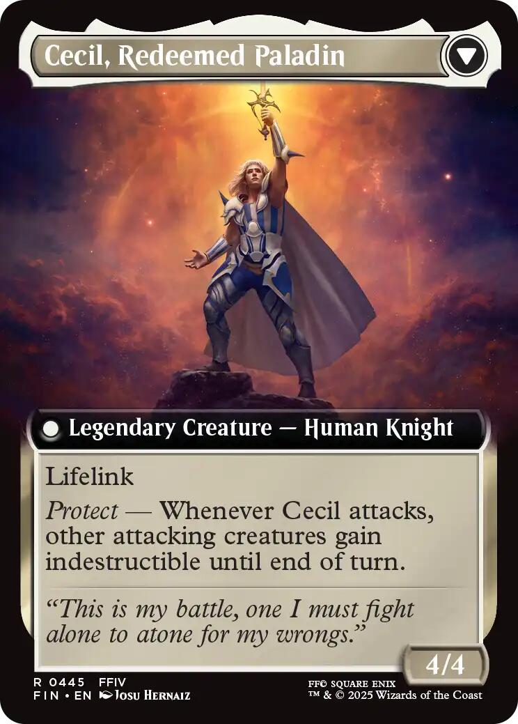 Image of Cecil, Dark Knight // Cecil, Redeemed Paladin (Extended Art) [FINAL FANTASY]