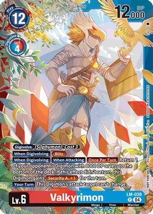 Image of Valkyrimon (Limited Card Pack) (LM-039) - World Convergence
