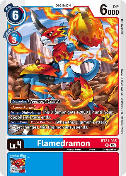 Image of Flamedramon [BT21-035] [World Convergence]