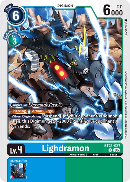 Image of Lighdramon [BT21-037] [World Convergence]