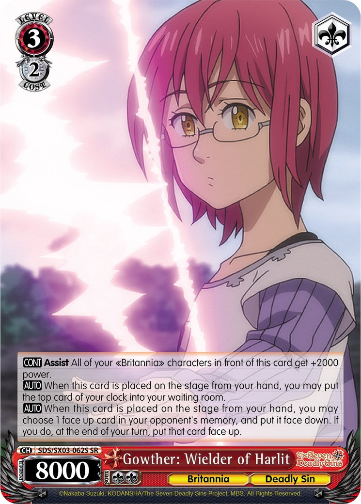Image of Gowther: Wielder of Harlit (SDS/SX03-062S SR) [The Seven Deadly Sins]