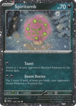 Image of Spiritomb (129/198) (Cosmo Holo) [Scarlet & Violet: Black Star Promos]