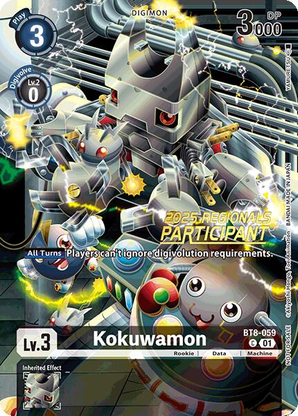 Image of Kokuwamon [BT8-059] (2025 Regionals Participant) [New Awakening Promos]