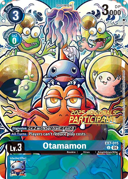 Image of Otamamon [EX7-015] (2025 Regionals Participant) [Digimon LIBERATOR Promos]