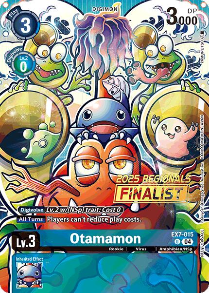 Image of Otamamon [EX7-015] (2025 Regionals Finalist) [Digimon LIBERATOR Promos]