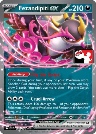 Image of Fezandipiti ex (038/064) [Prize Pack Series Six]