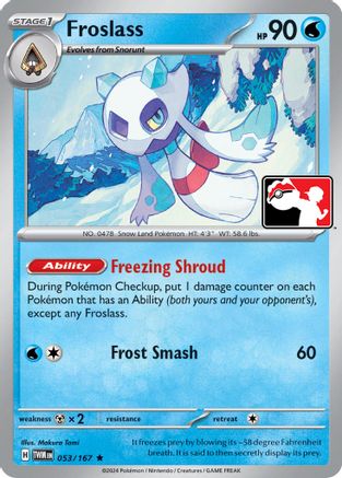 Image of Froslass (053/167) [Prize Pack Series Six]
