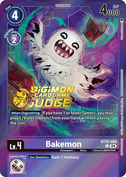 Image of Bakemon [BT20-068] (Judge Pack 2025 Wave 1) [Release Special Booster Ver.2.5 Promos]