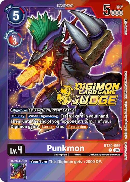 Image of Punkmon [BT20-069] (Judge Pack 2025 Wave 1) [Release Special Booster Ver.2.5 Promos]