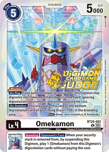 Image of Omekamon [BT20-083] (Judge Pack 2025 Wave 1) [Release Special Booster Ver.2.5 Promos]