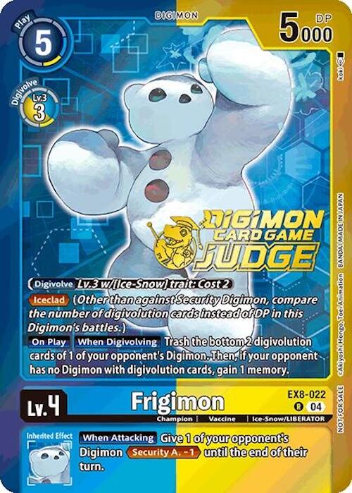 Image of Frigimon [EX8-022] (Judge Pack 2025 Wave 1) [Chain of Liberation Promos]