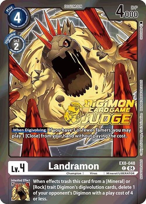Image of Landramon [EX8-048] (Judge Pack 2025 Wave 1) [Chain of Liberation Promos]