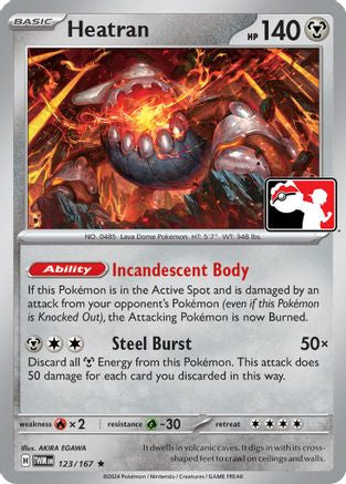 Image of Heatran (123/167) [Prize Pack Series Six]