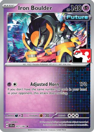 Image of Iron Boulder (071/142) [Prize Pack Series Six]