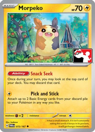 Image of Morpeko (072/167) - 072-167 [Prize Pack Series Six]