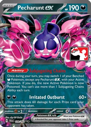 Image of Pecharunt ex (039/064) [Prize Pack Series Six]