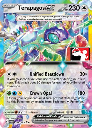 Image of Terapagos ex (128/142) [Prize Pack Series Six]