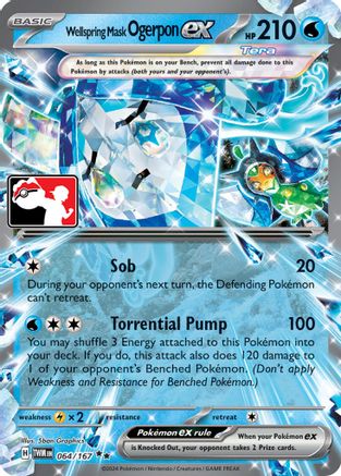 Image of Wellspring Mask Ogerpon ex (064/167) [Prize Pack Series Six]