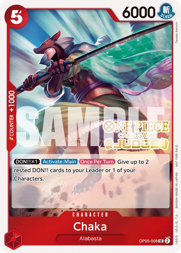 Image of Chaka (Judge Pack Vol. 5) [One Piece Promotion Cards]