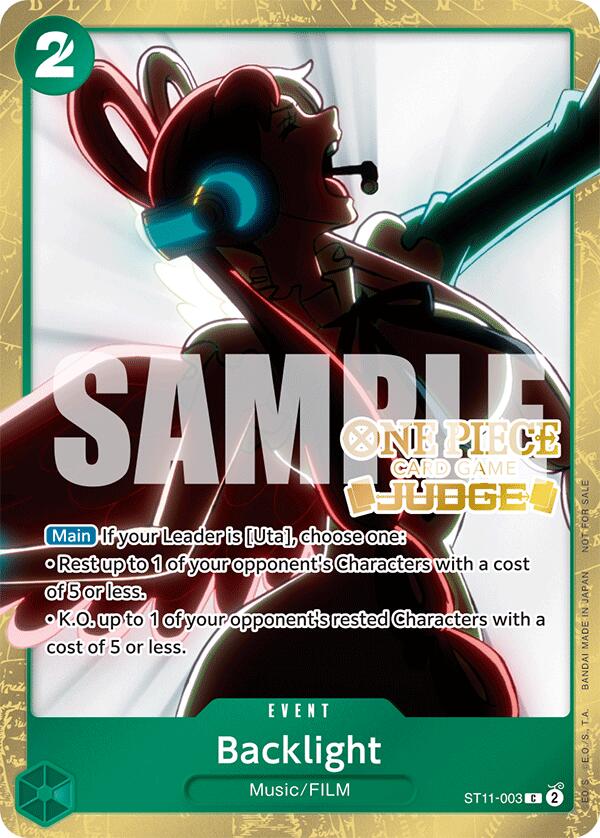 Image of Backlight (Judge Pack Vol. 5) [One Piece Promotion Cards]