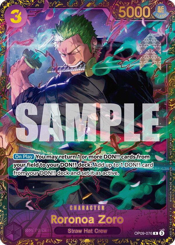 Image of Roronoa Zoro (Championship 25-26 Regionals Season 1) [One Piece Promotion Cards]