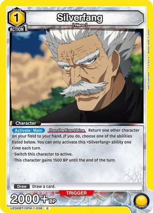 Image of Silverfang (008) (UE06BT/OPM-1-008) - UE06BT One Punch Man