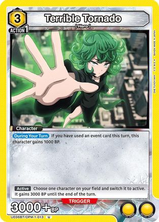 Image of Terrible Tornado (013) (UE06BT/OPM-1-013) - UE06BT One Punch Man