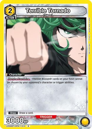 Image of Terrible Tornado (014) (UE06BT/OPM-1-014) - UE06BT One Punch Man Foil