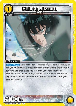 Image of Hellish Blizzard (020) (UE06BT/OPM-1-020) - UE06BT One Punch Man