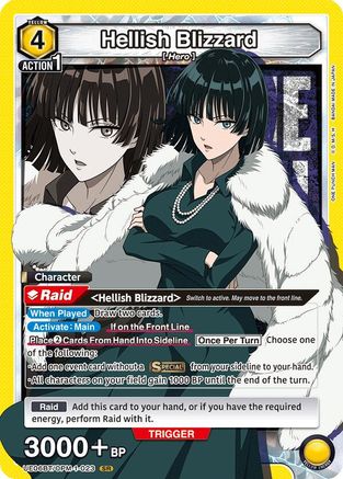 Image of Hellish Blizzard (023) (UE06BT/OPM-1-023) - UE06BT One Punch Man Foil
