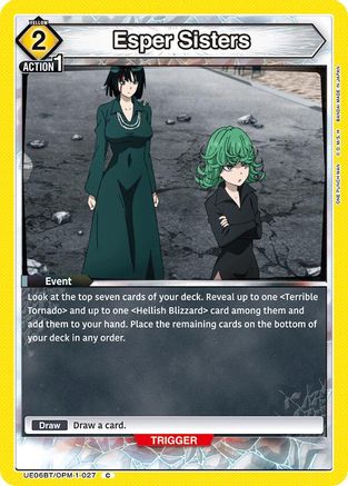 Image of Esper Sisters (UE06BT/OPM-1-027) - UE06BT One Punch Man