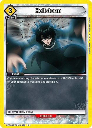 Image of Hellstorm (UE06BT/OPM-1-028) - UE06BT One Punch Man