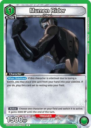 Image of Mumen Rider (060) (UE06BT/OPM-1-060) - UE06BT One Punch Man Foil